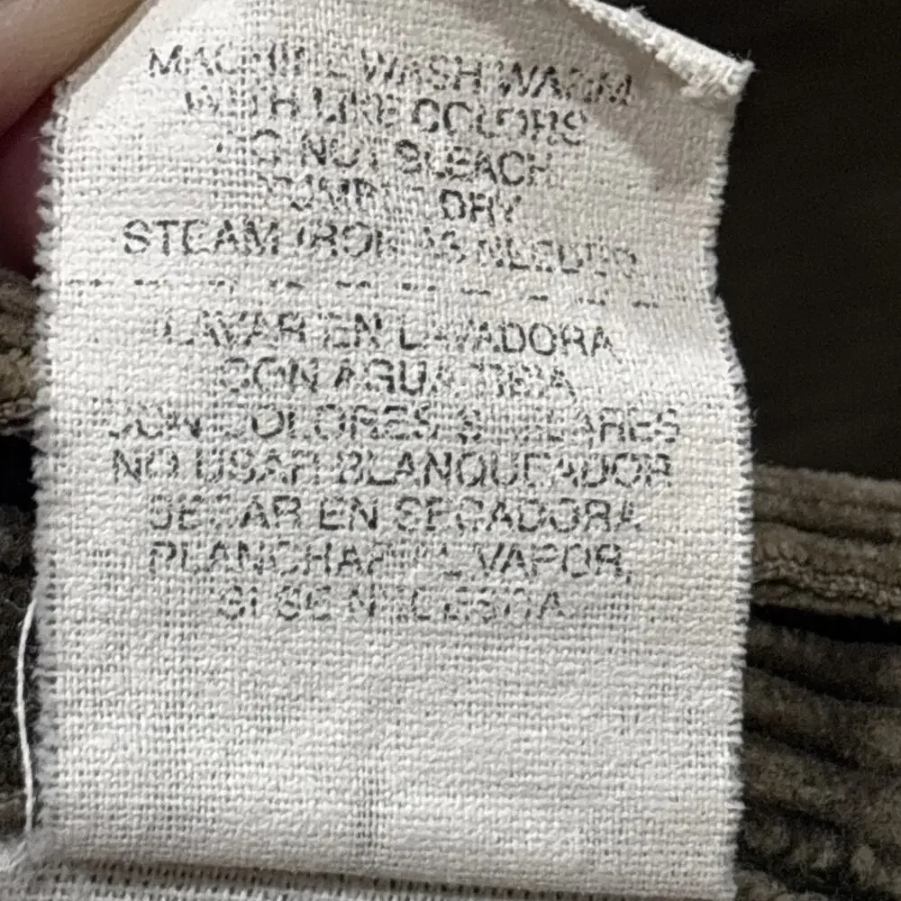 VTG Arizona Jean Co Double Knee Carpenter Corduroy Pants Skate Baggy 38X32 READ - Picture 5 of 13